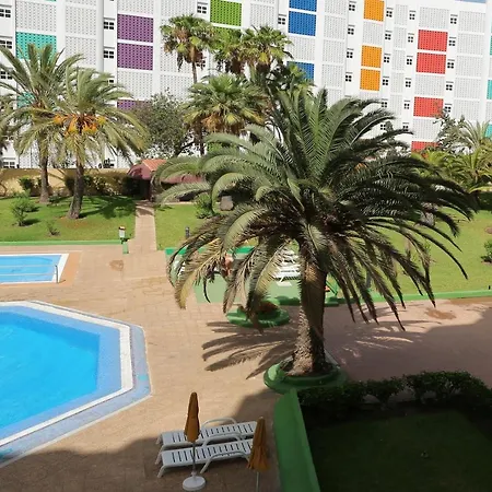 Apartament Agaete Parque: Vista Piscina Playa del Inglés