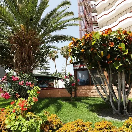 Agaete Parque: Vista Piscina * 普拉亚戴尔雷安格莱斯